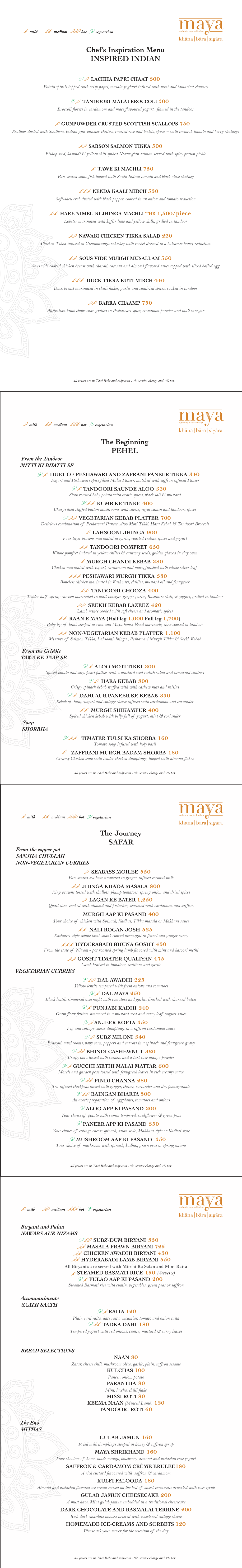 Menu Maya 220114