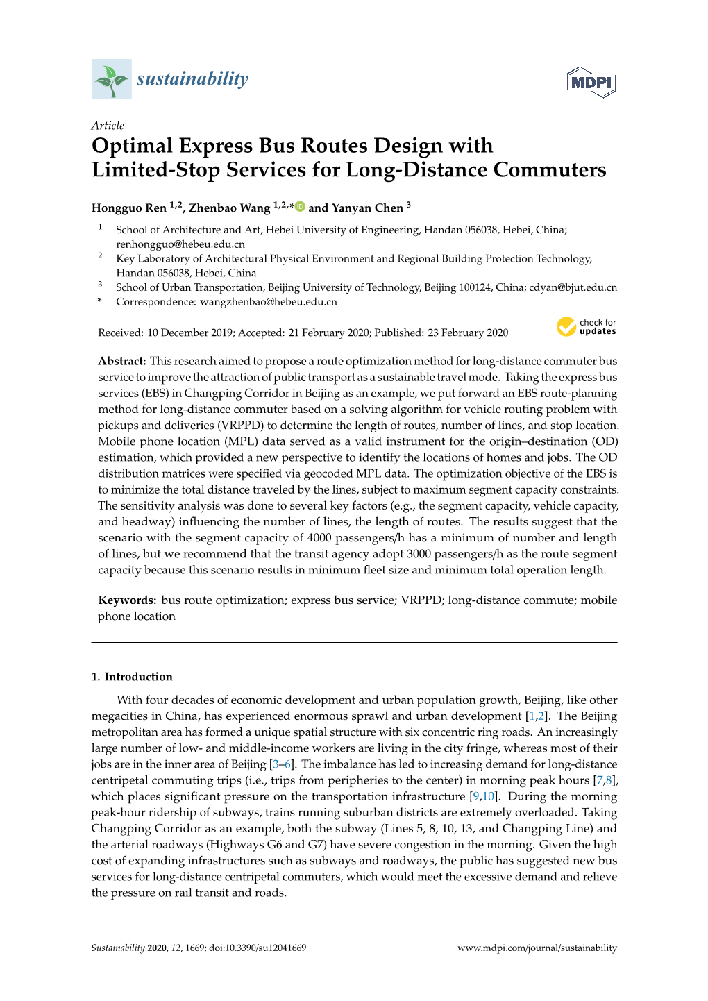 Optimal Express Bus Routes Design with Limited-Stop Services for Long-Distance Commuters