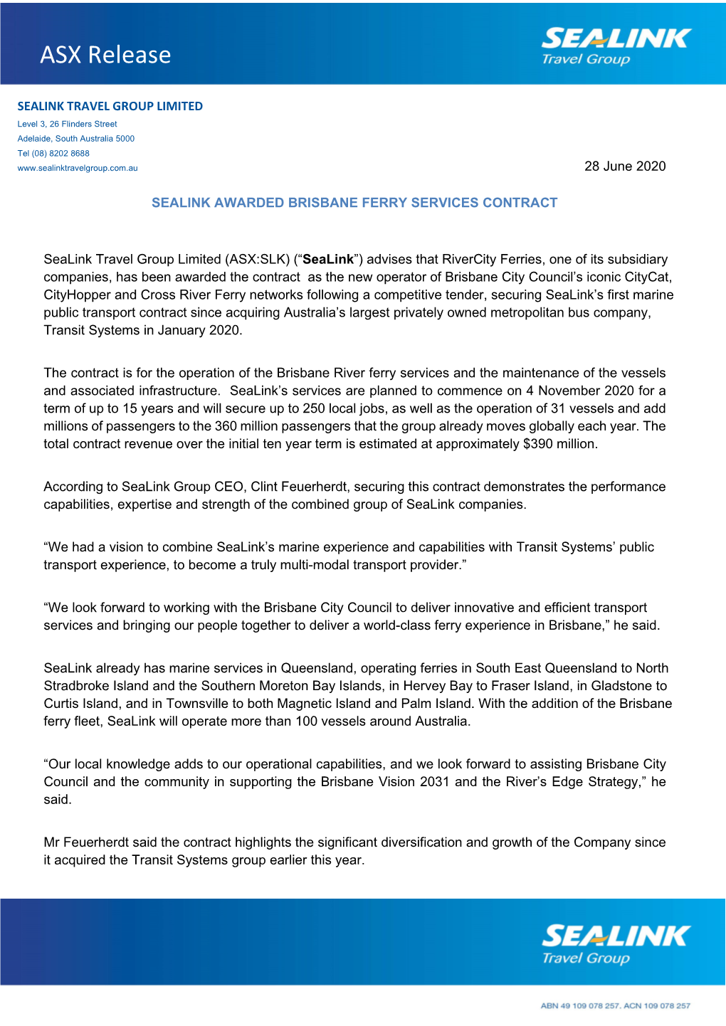 ASX Releaseasx Release ASX Release