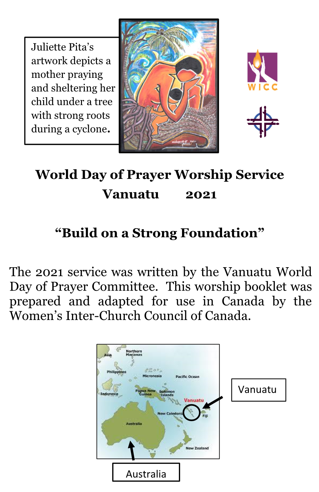 World Day of Prayer Worship Service Vanuatu 2021