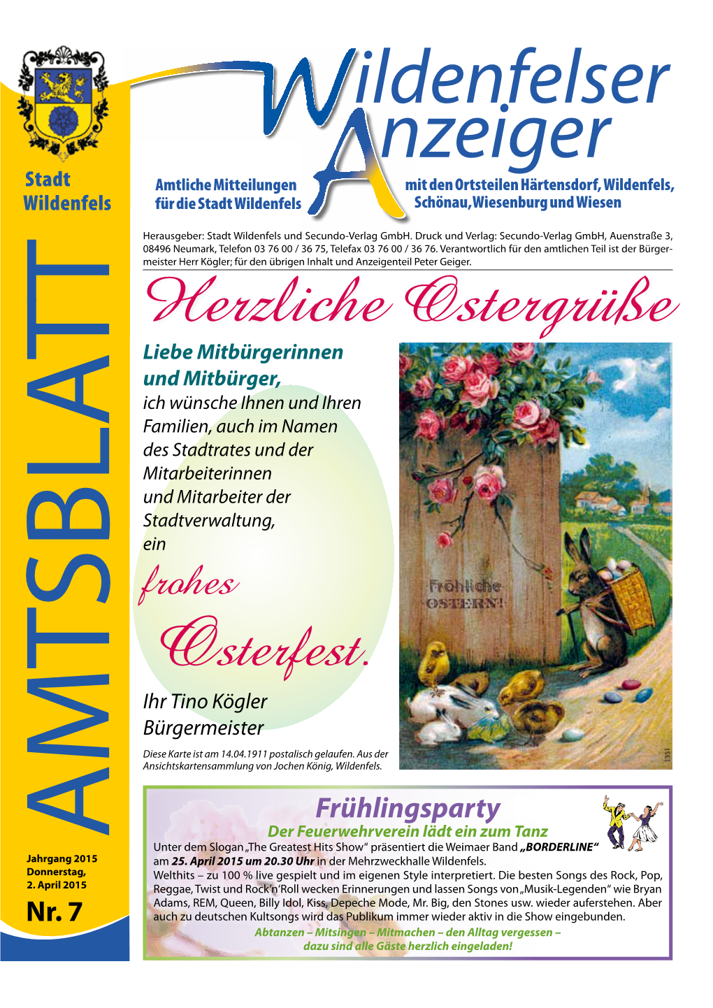 Herzliche Ostergrüße