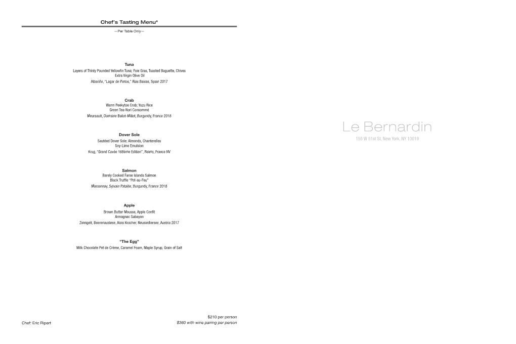 Le Bernardin