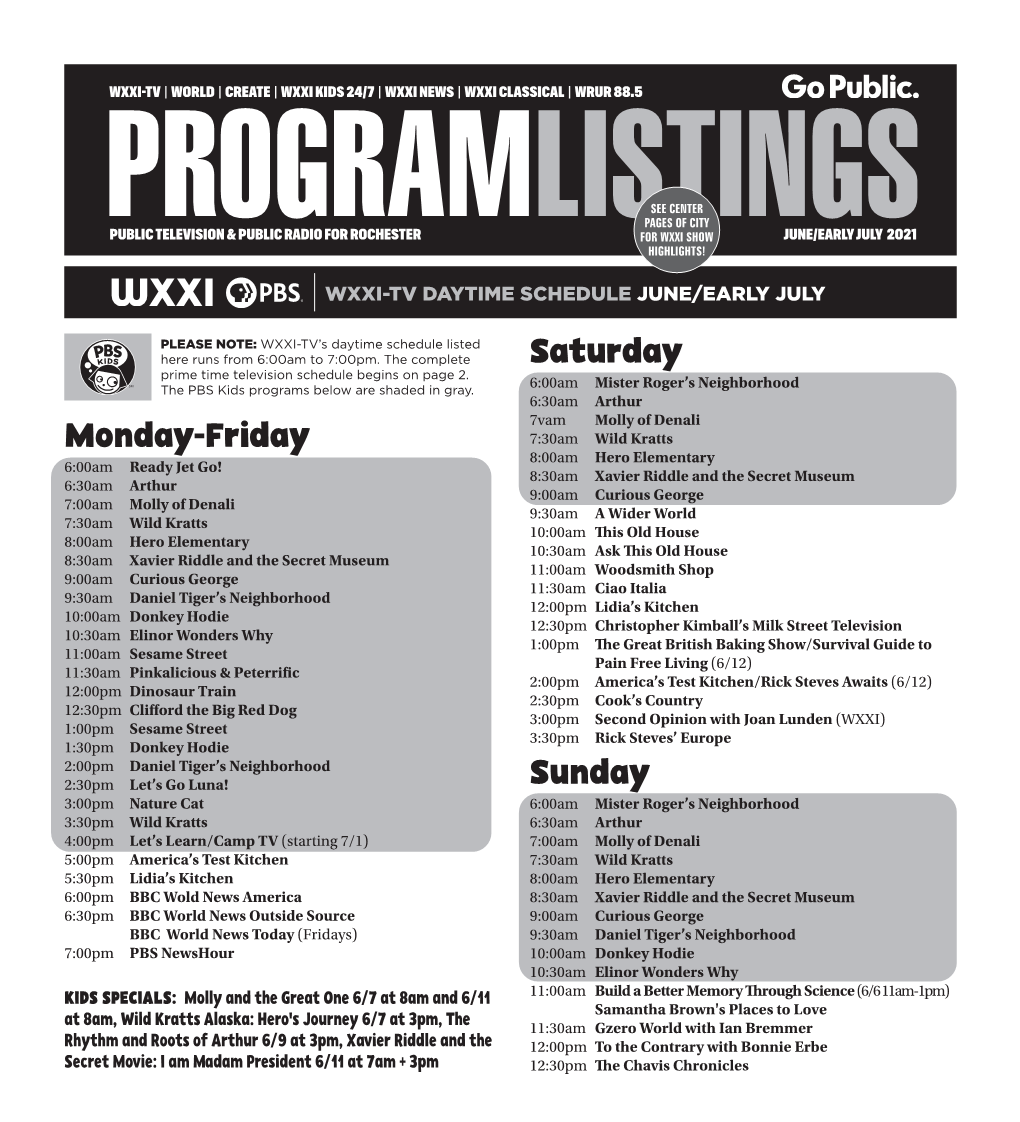 Program Listings