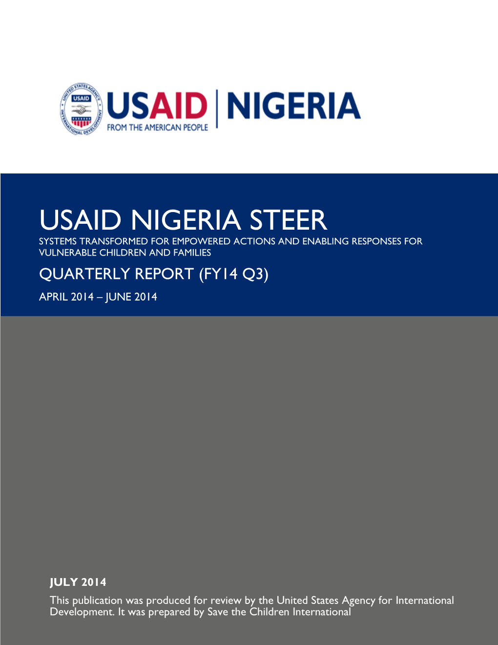 Usaid Nigeria Steer