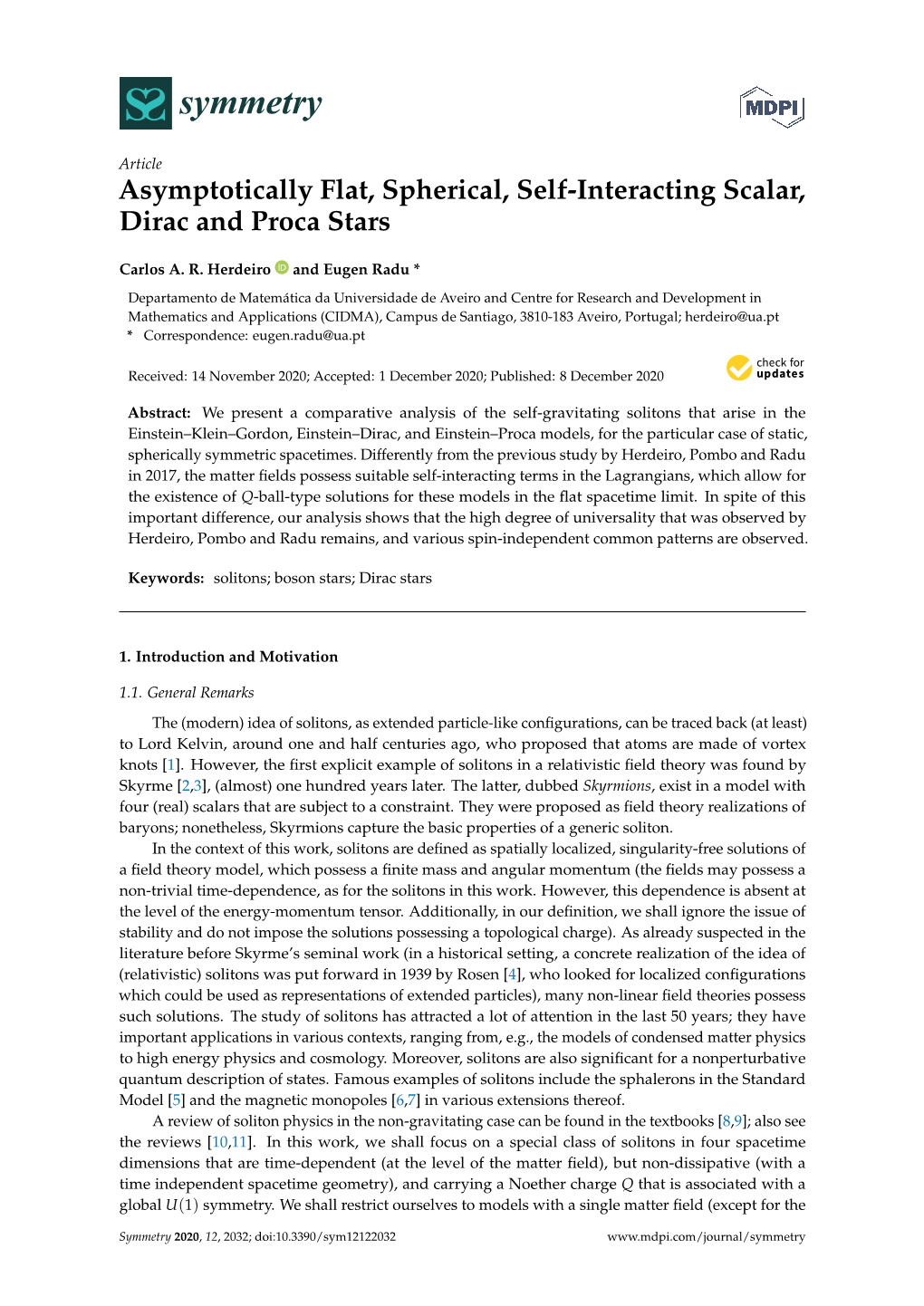 Asymptotically Flat, Spherical, Self-Interacting Scalar, Dirac and Proca Stars