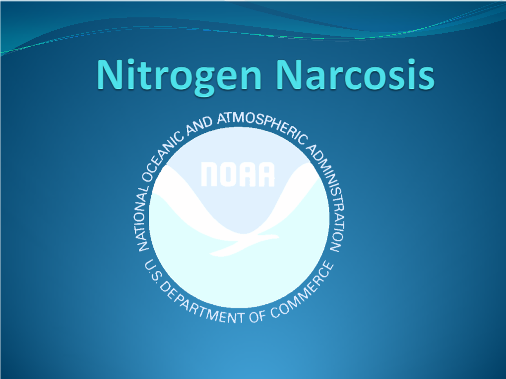 Nitrogen Narcosis