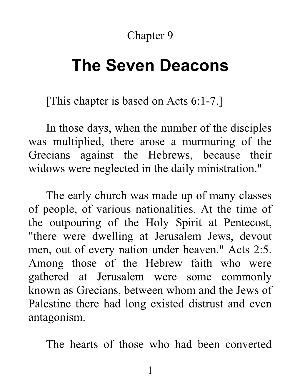 The Seven Deacons