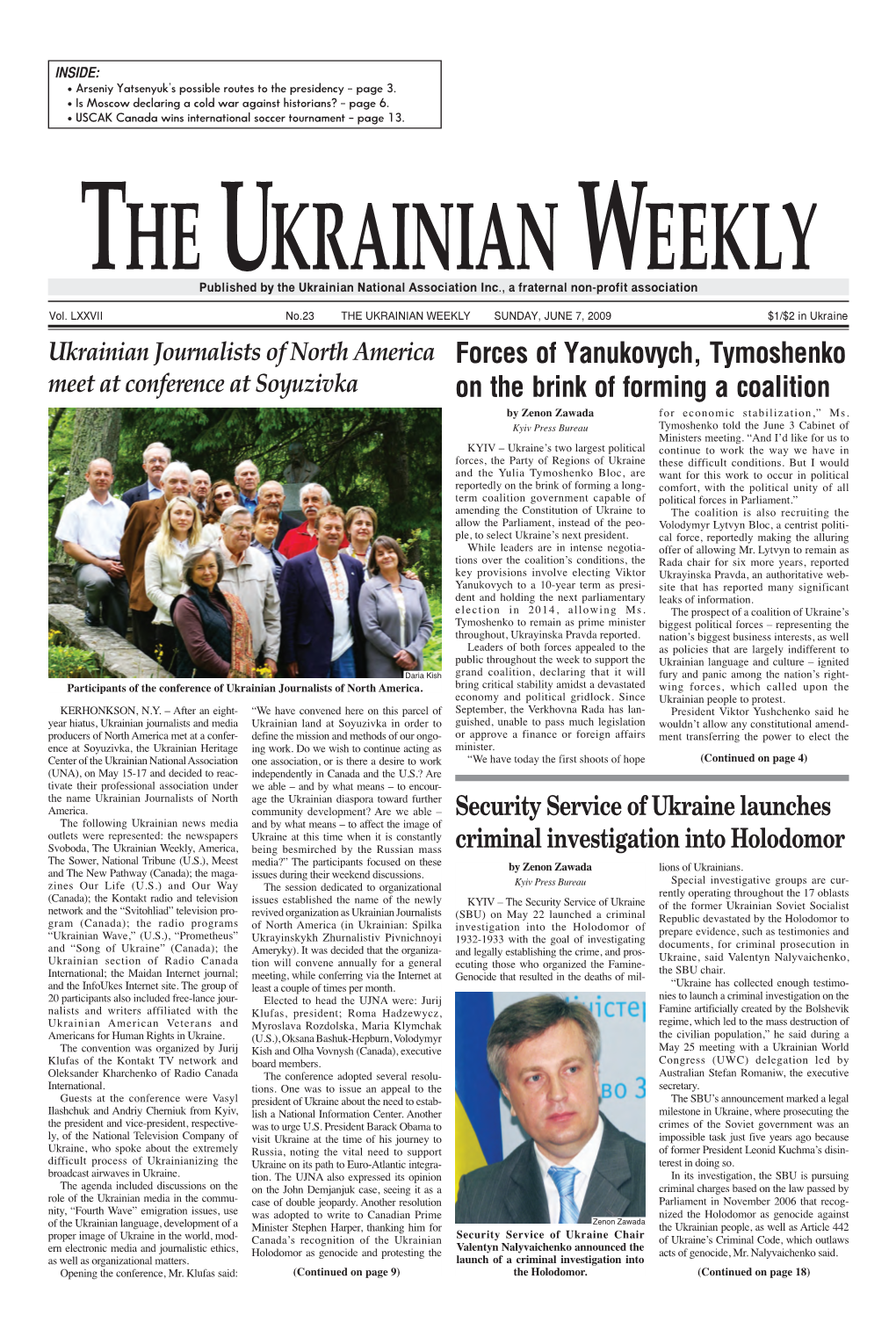 The Ukrainian Weekly 2009, No.23