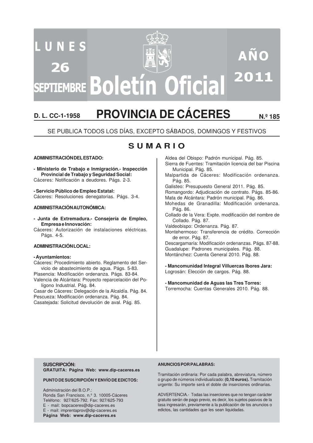 Boletín Oficial