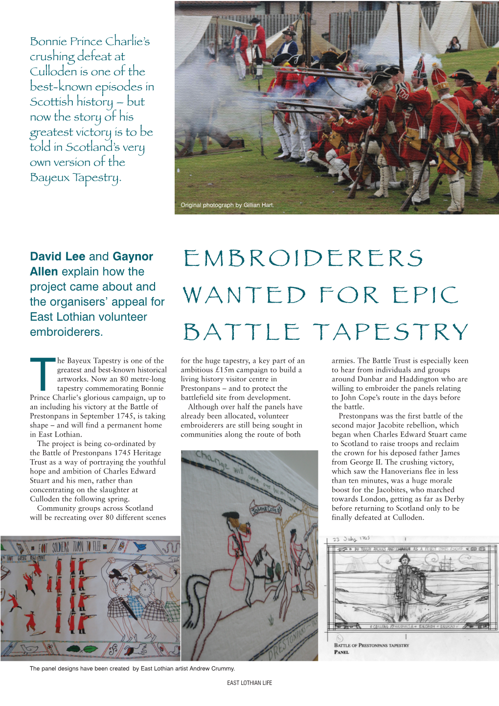 Embroiderers Wanted for Epic Battle Tapestry