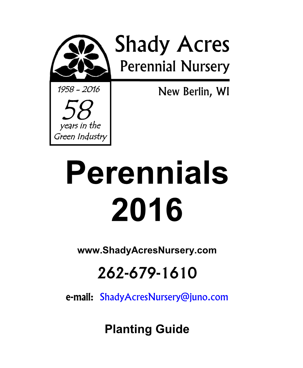 Perennials 2016