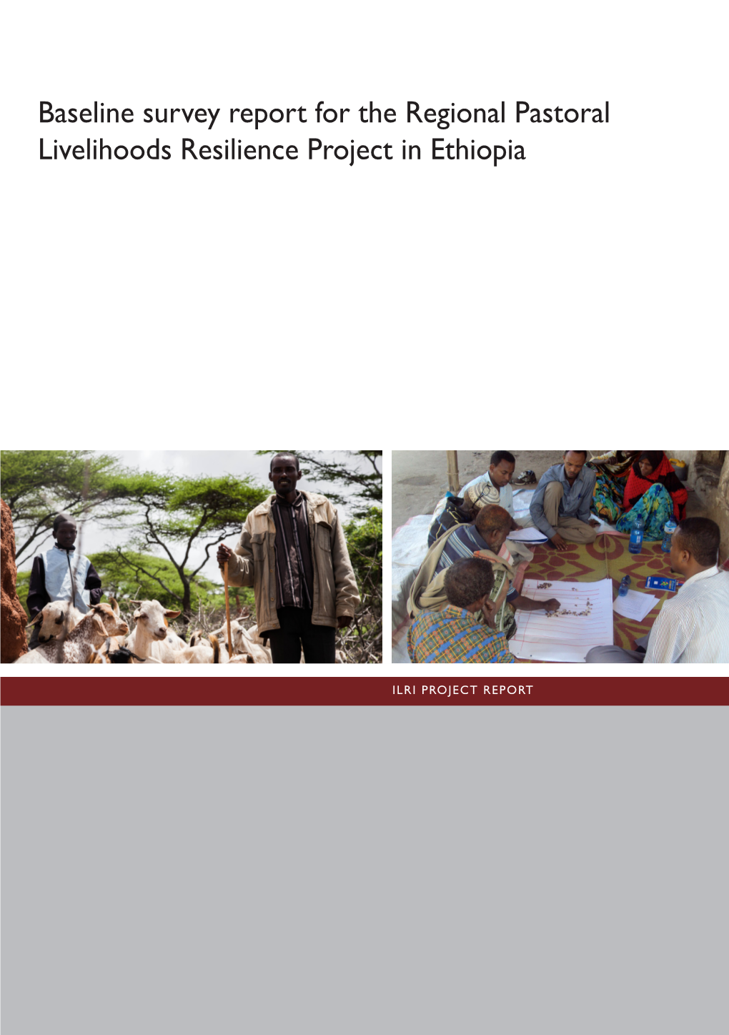 Baseline Survey Report for the Regional Pastoral Livelihoods Resilience Project in Ethiopia