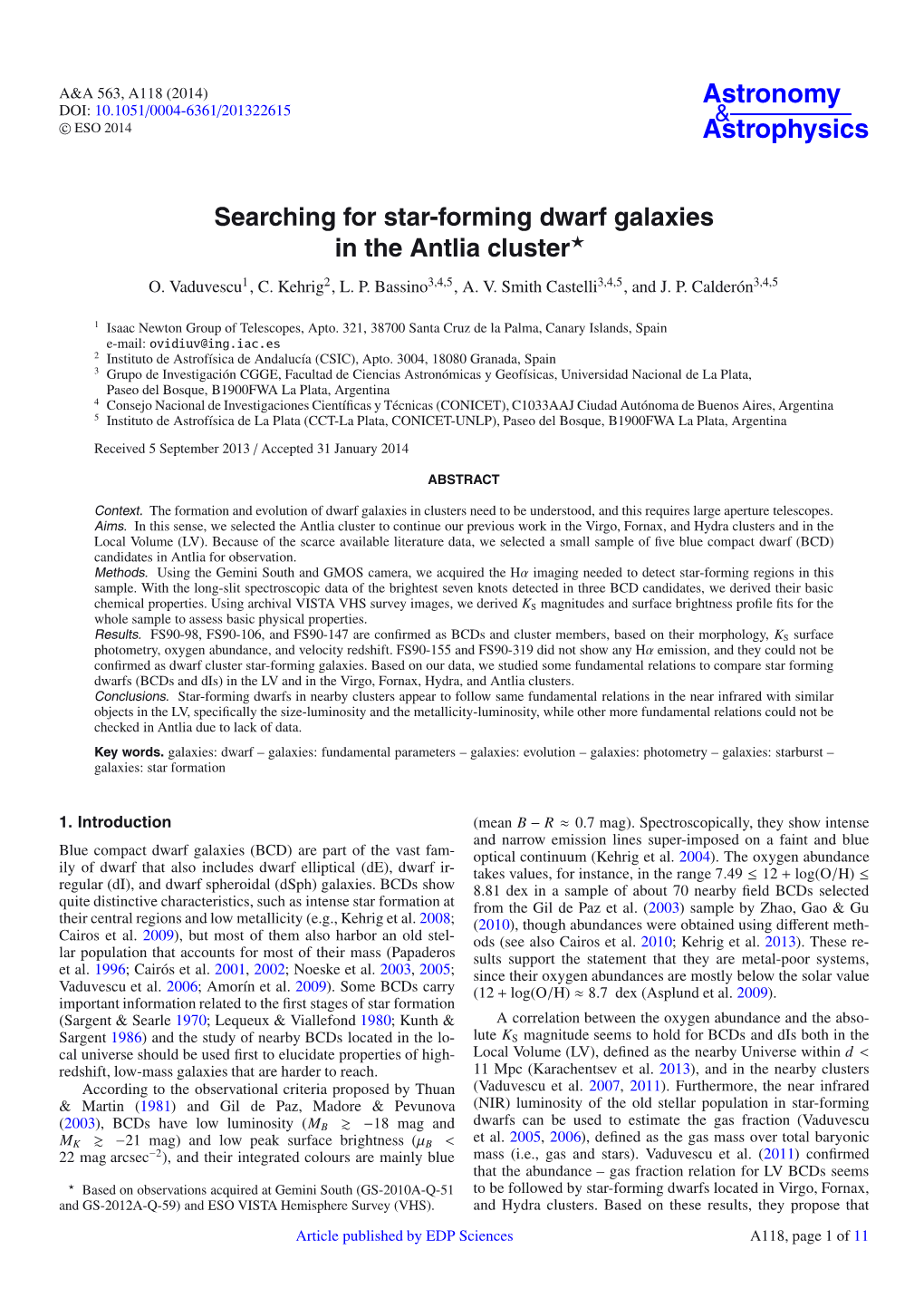 Searching for Star-Forming Dwarf Galaxies in the Antlia Cluster?