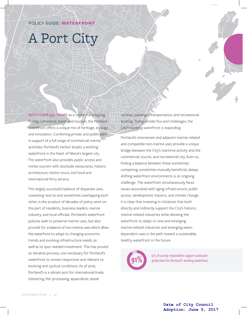 A Port City SNAPSHOT: WATERFRONT