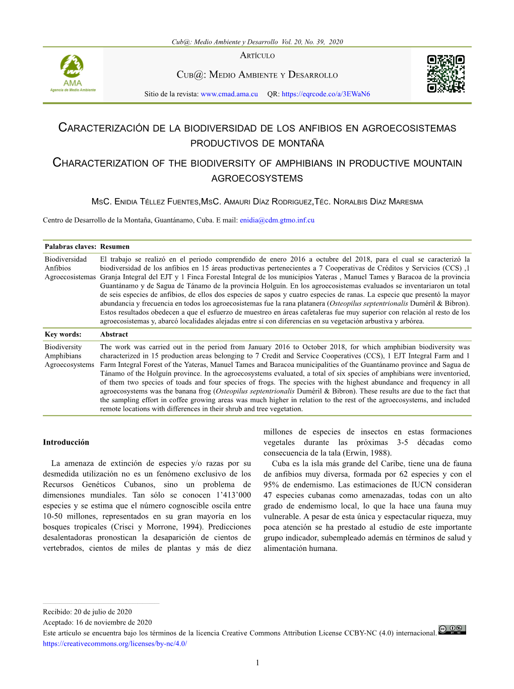 Cub@: Medio Ambiente Y Desarrollo Vol