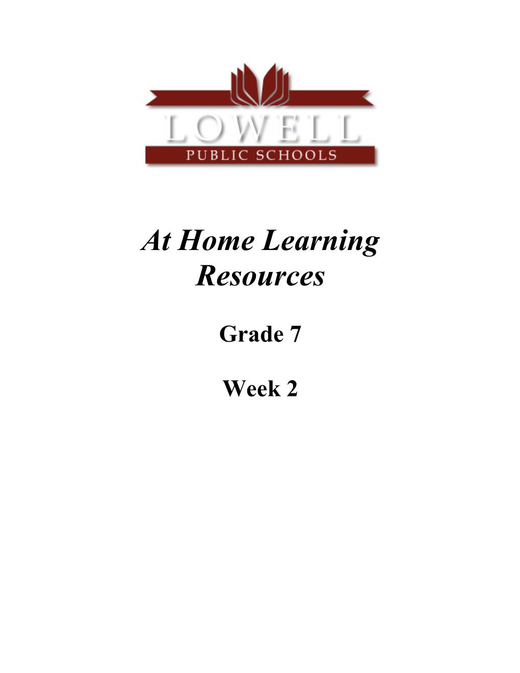 Week 2 Packet