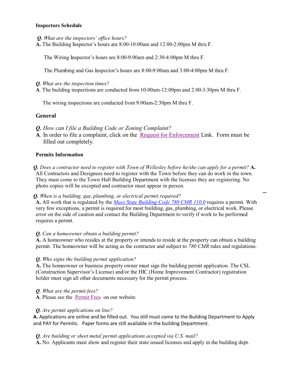 General Q. How Can I File a Building Code Or Zoning Complaint?