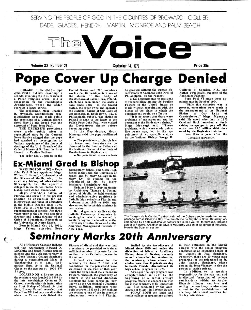 Pope Cover up Charge Denied