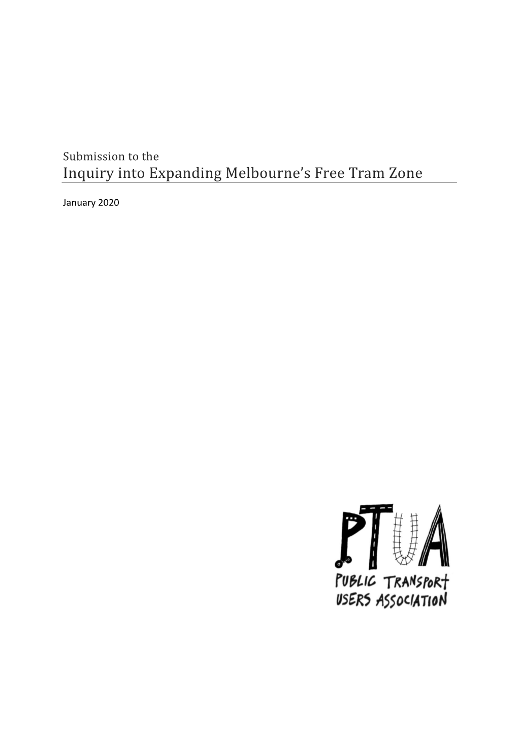Inquiry Into Expanding Melbourne's Free Tram Zone