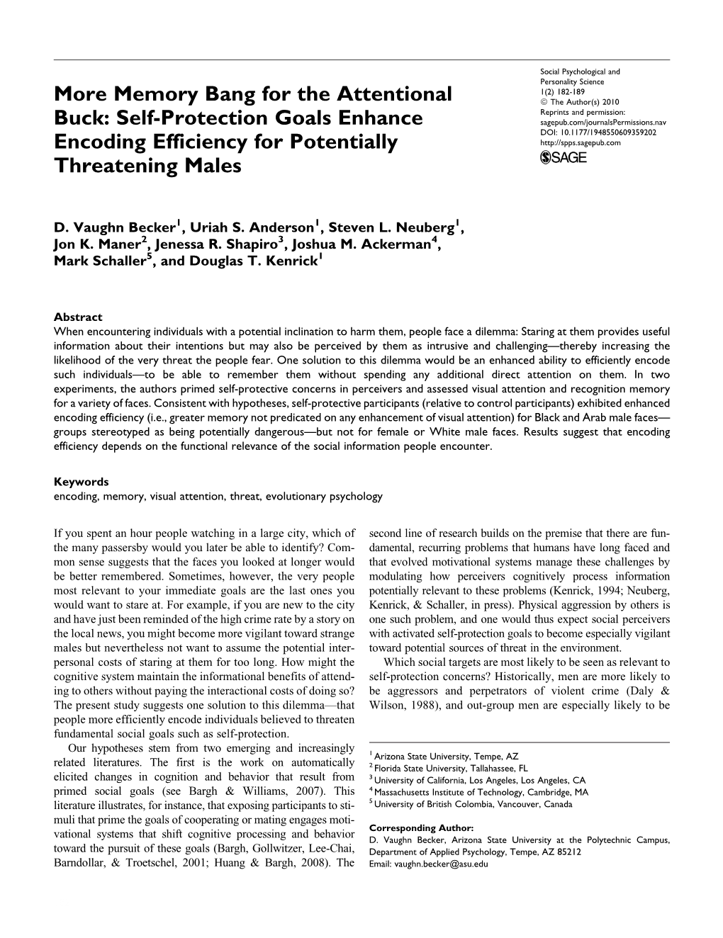 Memory Bang for the Attentional Buck