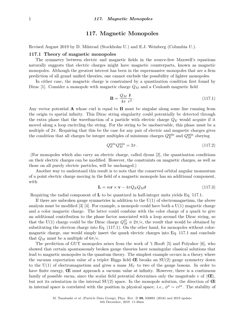 117. Magnetic Monopoles