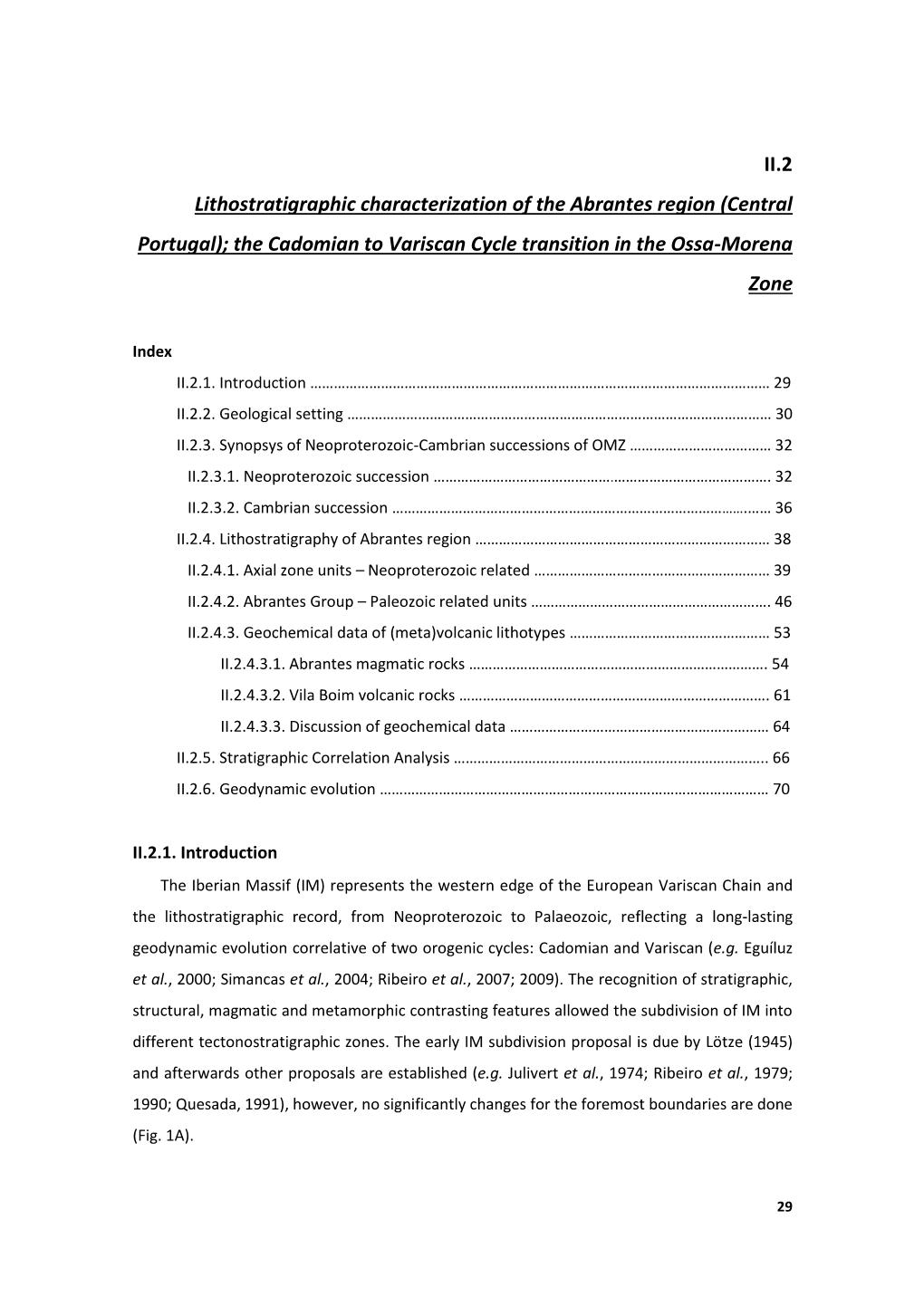 Lithostratigraphic Characterization of Abrantes Region (Central Portugal