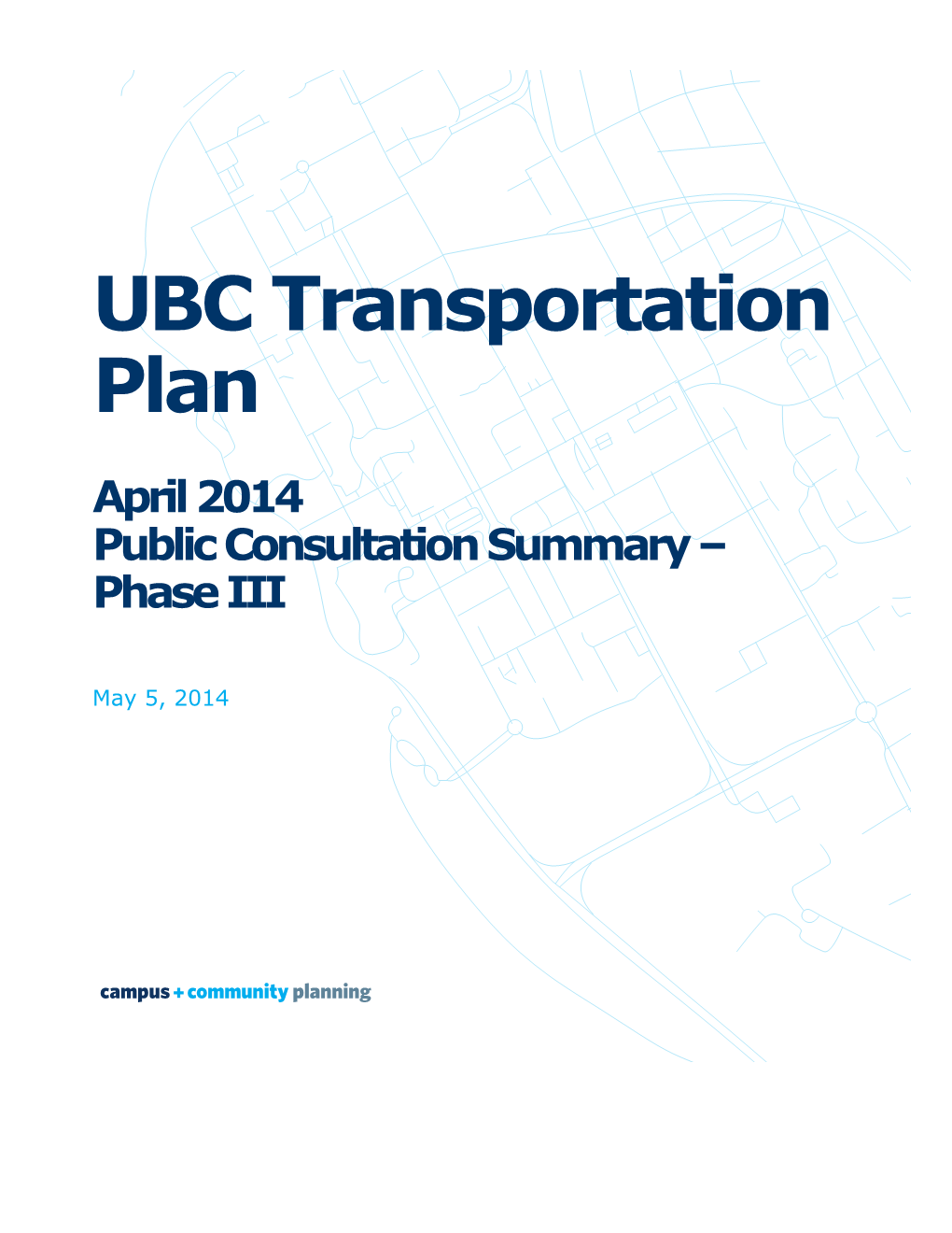 Public Consultation Summary Report