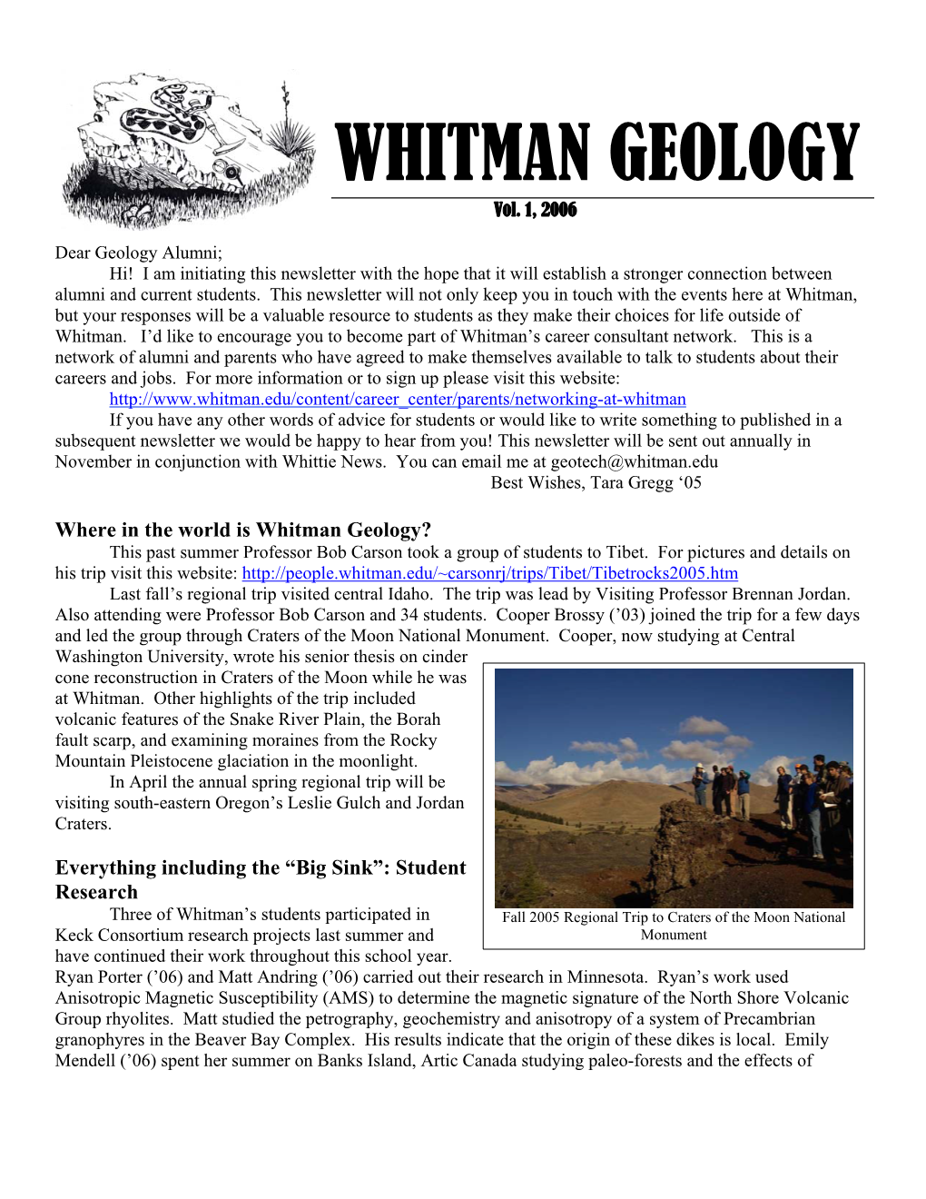 WHITMAN GEOLOGY Vol