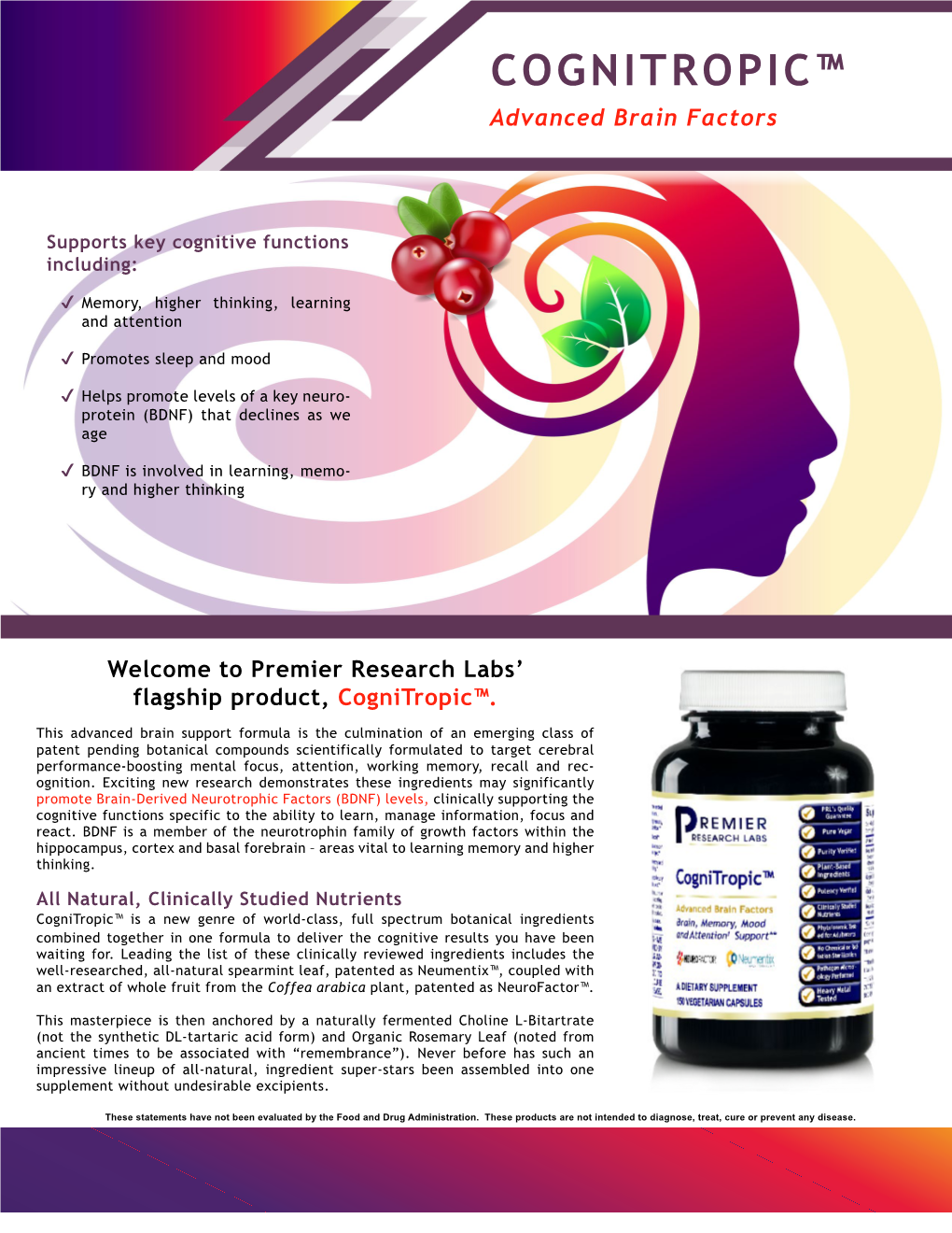 COGNITROPIC™ Advanced Brain Factors