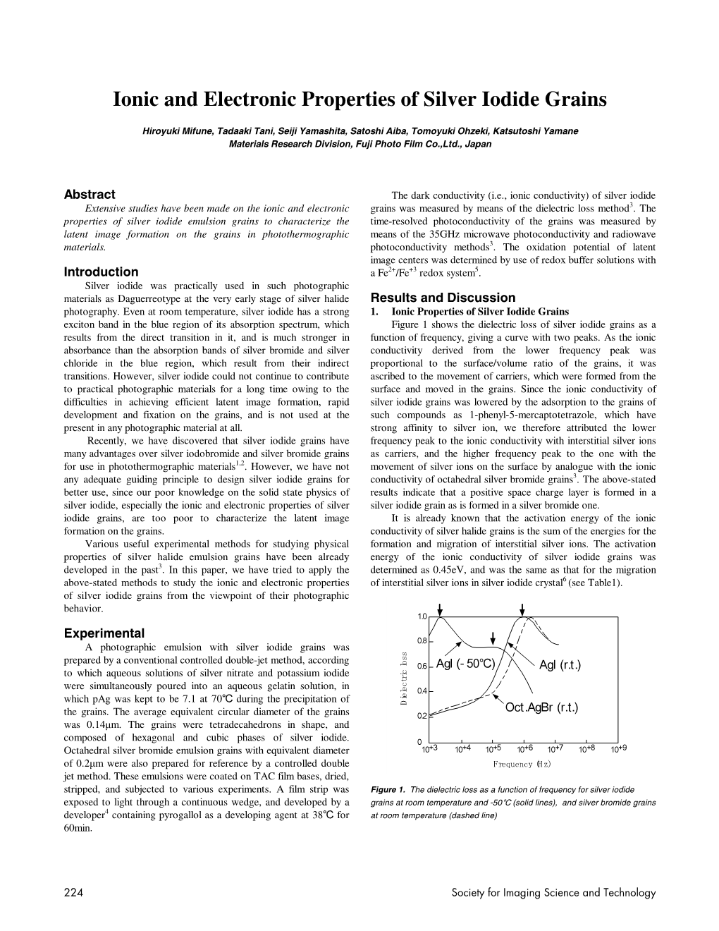 Ionic and Electronic Properties of Silver Iodide Grains