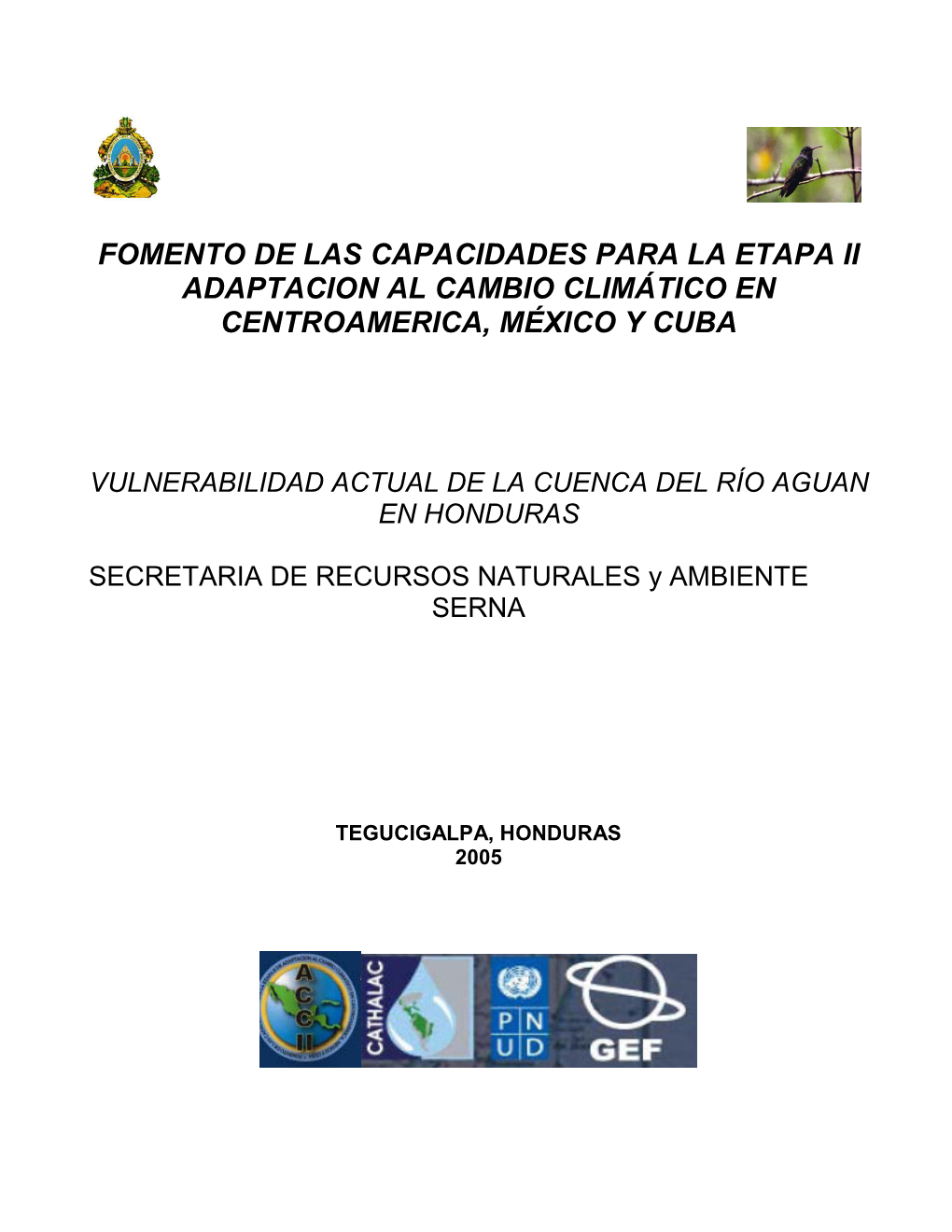 Vulnerabilidad Cuenca Rio Aguan.Pdf (6.625Mb)