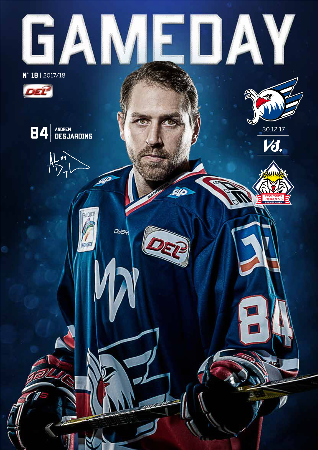 Desjardins Das Sagt ADLER MANNHEIM Der Gegner Adler Mannheim Vs