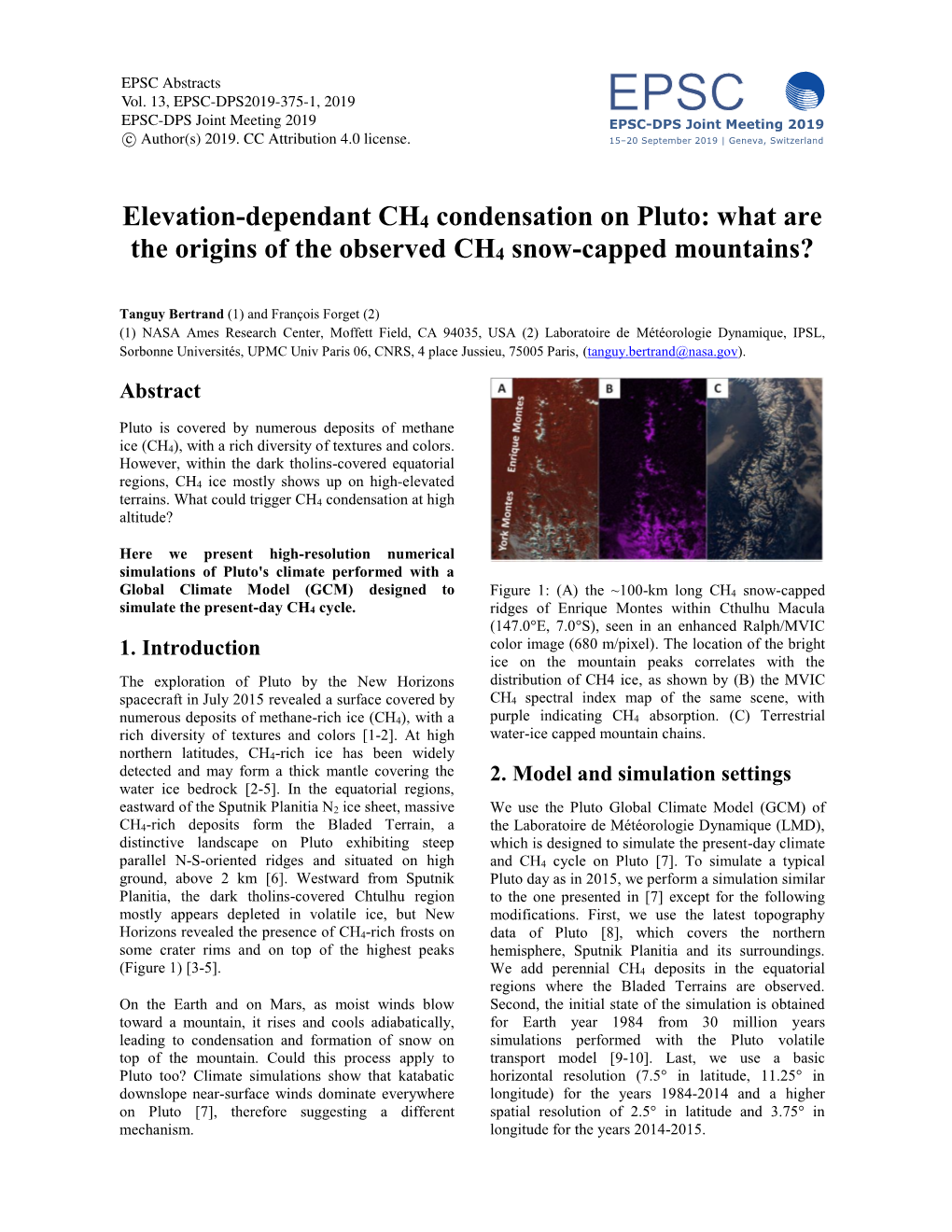 Elevation-Dependant CH4 Condensation on Pluto: What Are the Origins of the Observed CH4 Snow-Capped Mountains?