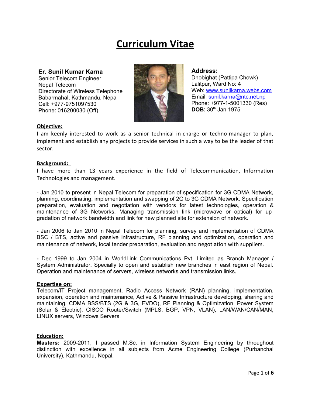 Curriculum Vitae s78