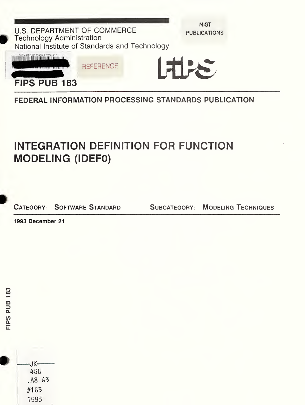 Integration Definition for Function Modeling (IDEF0)