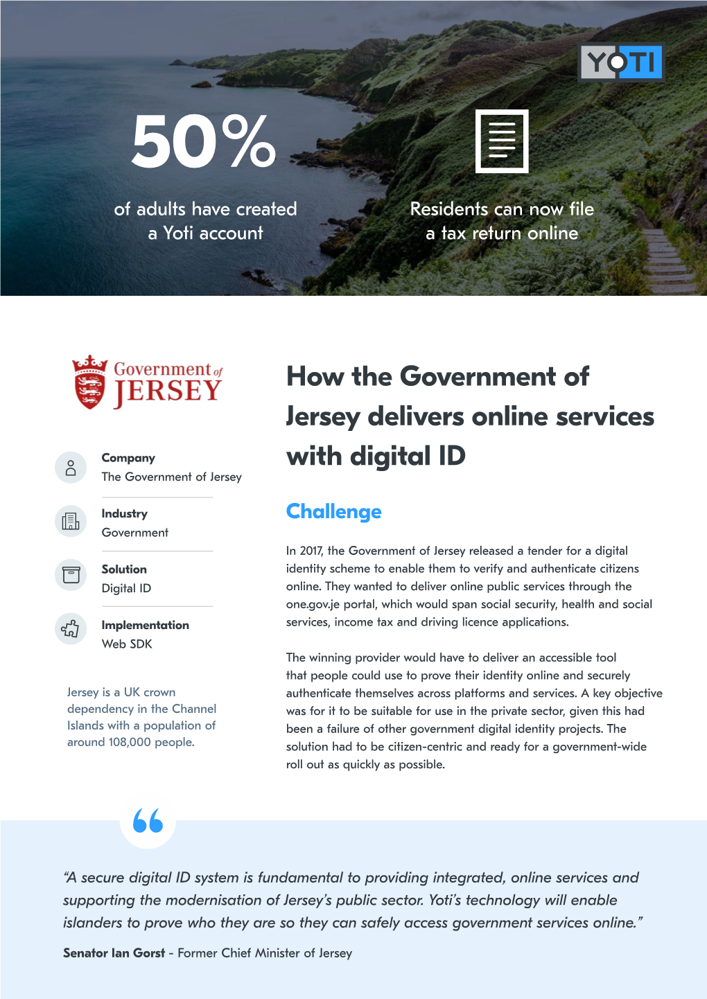 How the Government of Jersey Delivers Online Services with Digital ID
