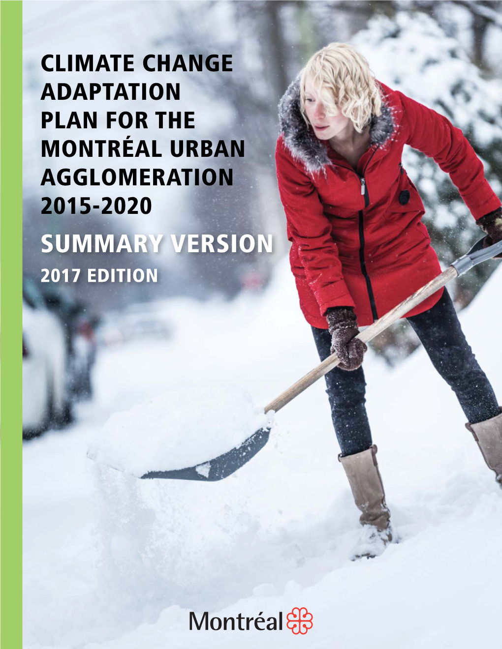 Climate Change Adaptation Plan for the Montréal Urban Agglomeration