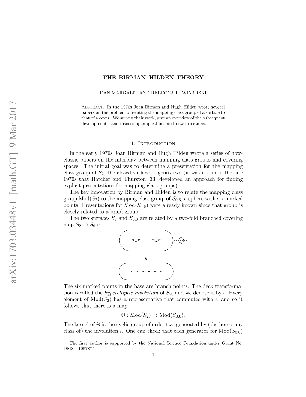 The Birman-Hilden Theory