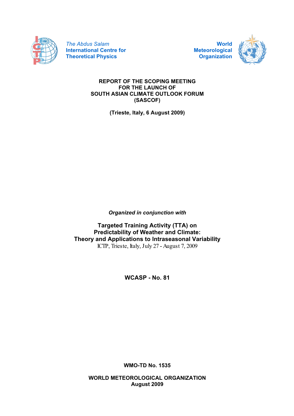 Establishment of a Number of Subregional Rcofs, As Agreed by the RA II at Its Fourteenth Session Last December