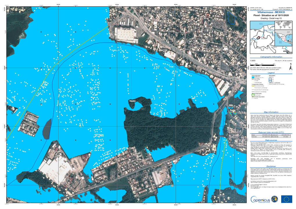 Villahermosa - MEXICO Flood - Situation As of 10/11/2020 Gra Ding - Deta Il Ma P 03