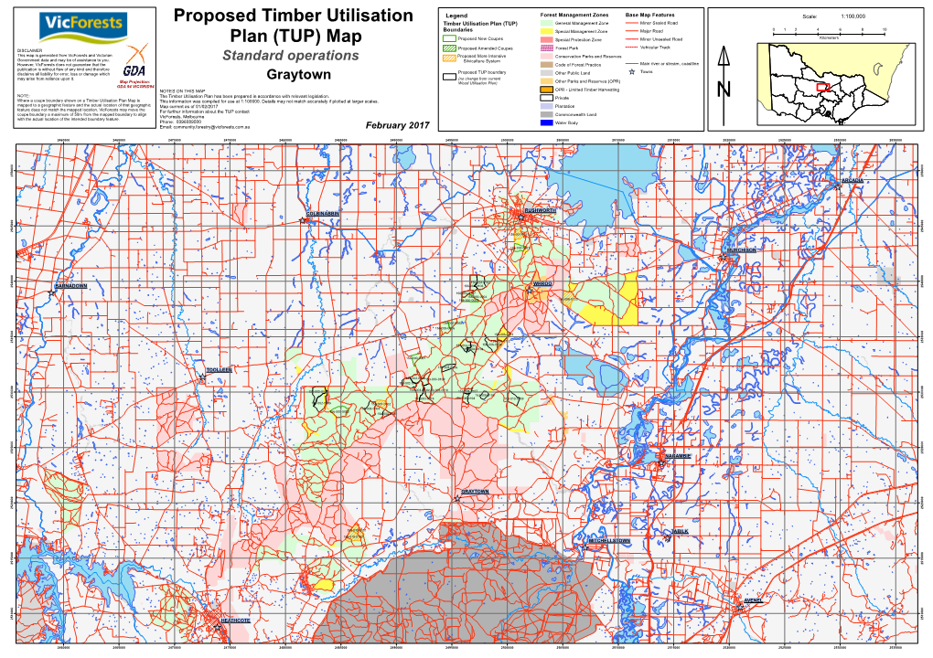 Proposed Timber Utilisation Plan (TUP)