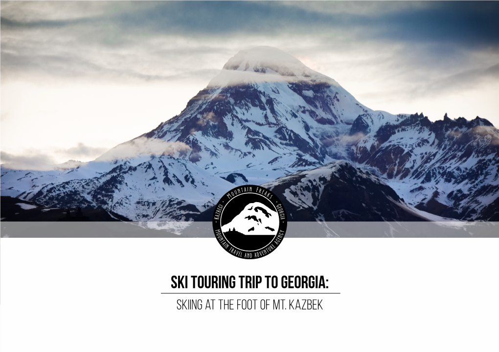 Ski Touring in Gudauri and Kazbegi