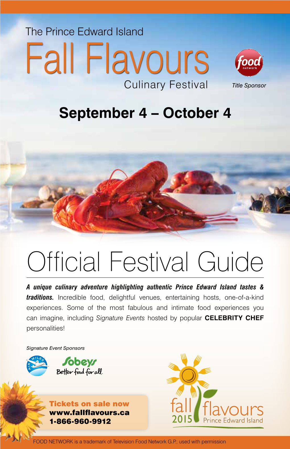 Fall Flavours Culinary Festival Title Sponsor
