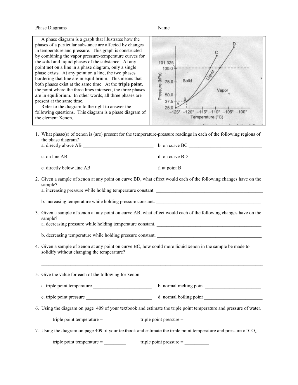 Phase Diagrams and Conductivity