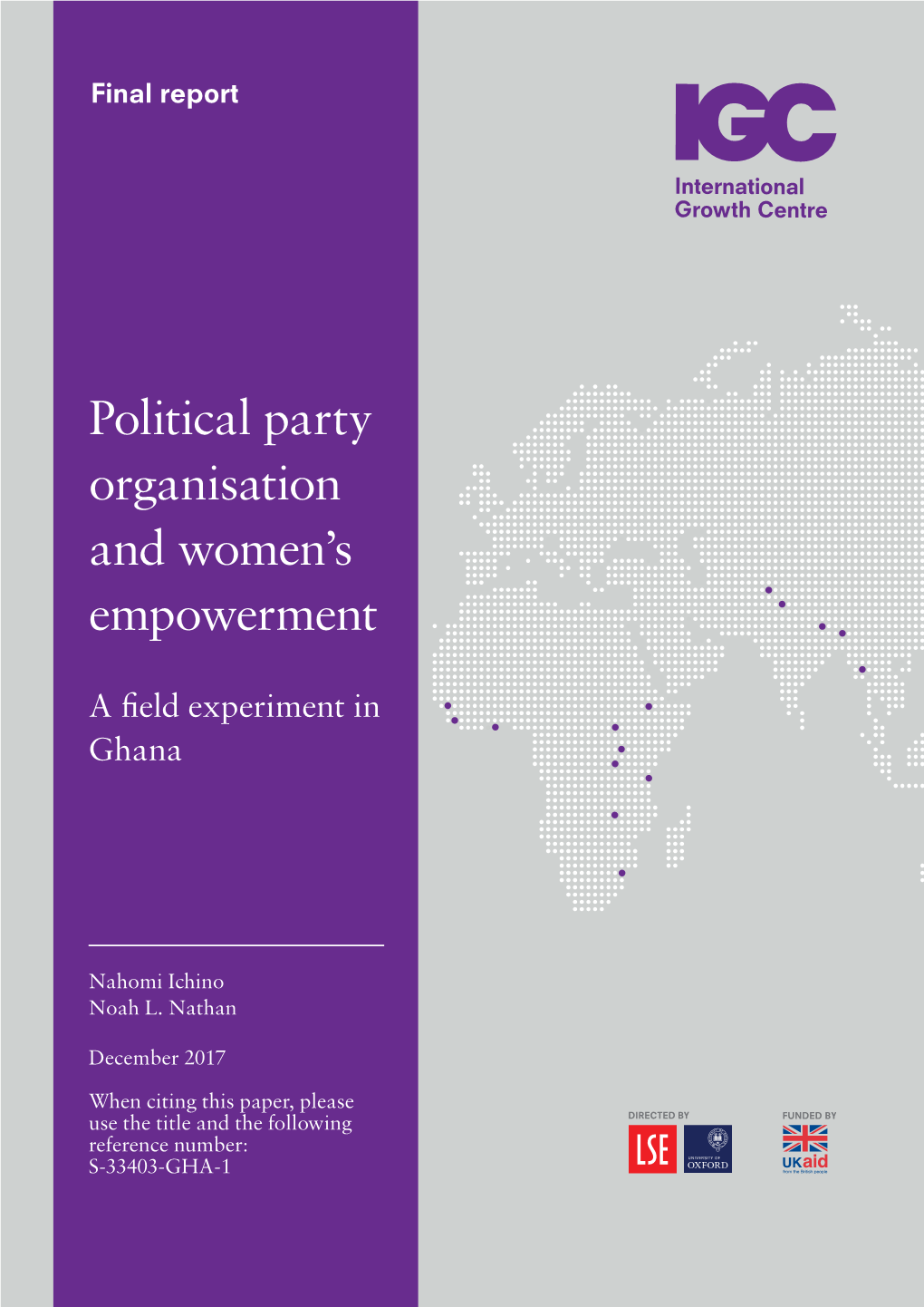 Political Party Organisation and Women's Empowerment