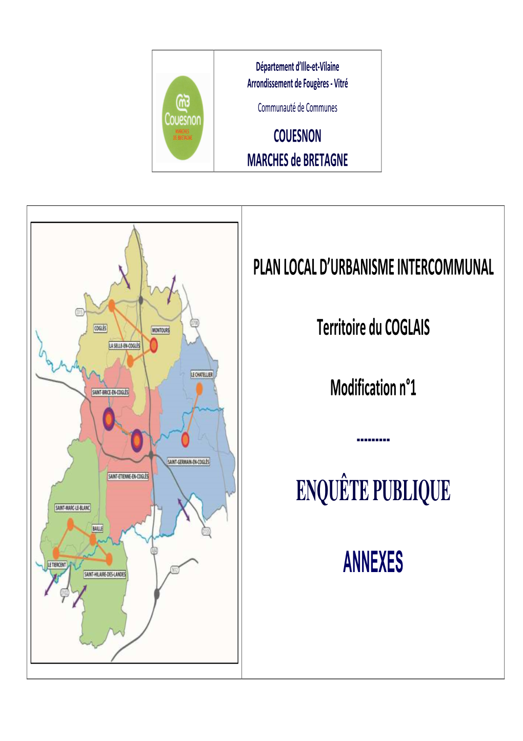 ANNEXES Modification N°1 Plui Du Coglais