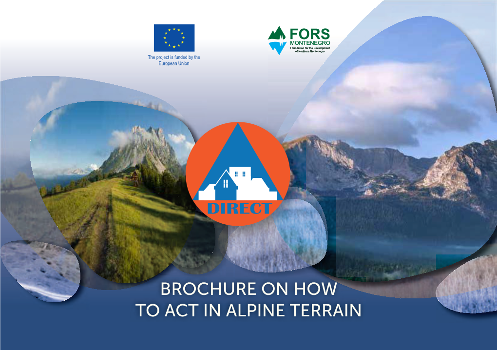 Brochure on How to Act in Alpine Terrain