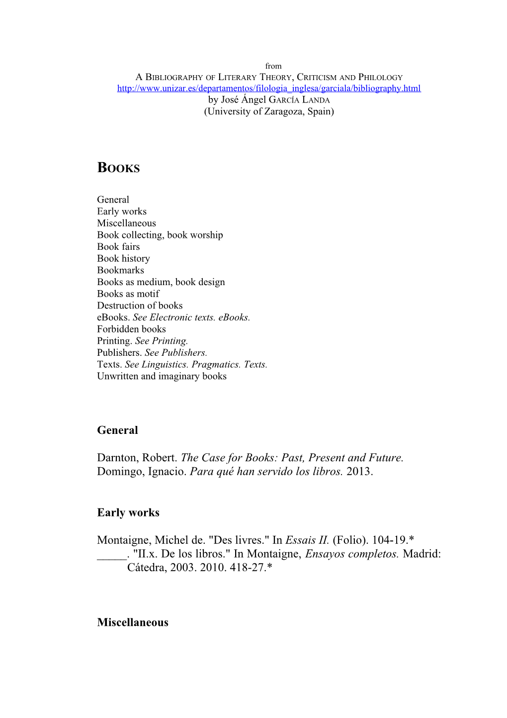 A Bibliography of Literary Theory, Criticism and Philology s33