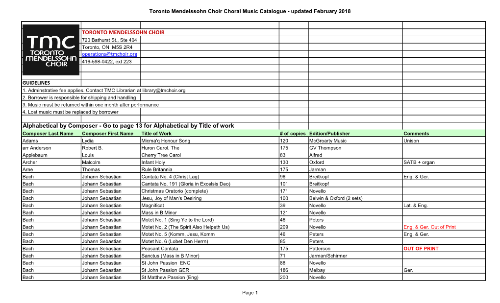 Download Full TMC Choral Library