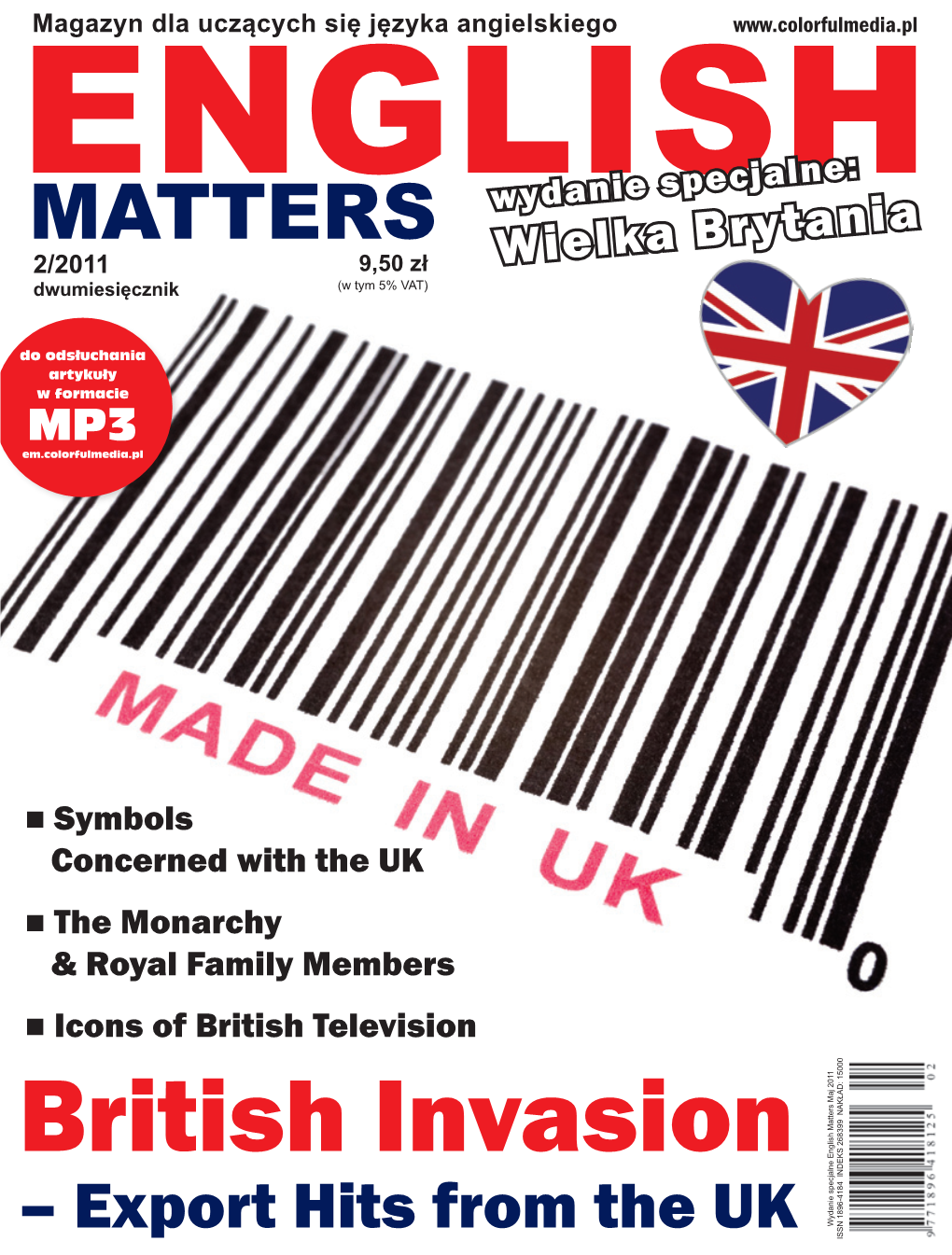 British Invasion Wydanie Specjalne English Matters Maj 2011 Wydanie
